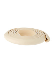 2-Meter Anti-Collision Strip Bumper Cushion Table Edge Corner Protector Baby Safety Guard, Ivory Beige