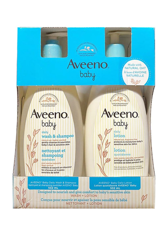 

Aveeno 2-Piece Baby Gentle Moisturizing Daily Care Set
