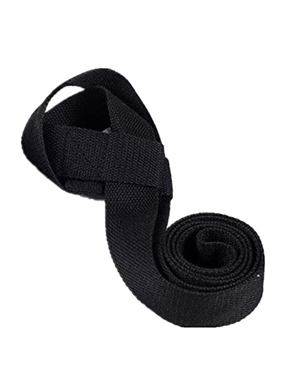 Portable Yoga Mat Universal Sling Strap Adjustable Belt, Black