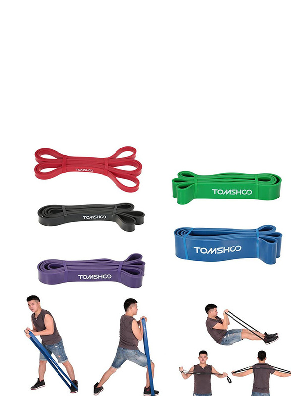 Tomshoo Exercise Resistance Loop Bands, Assorted
