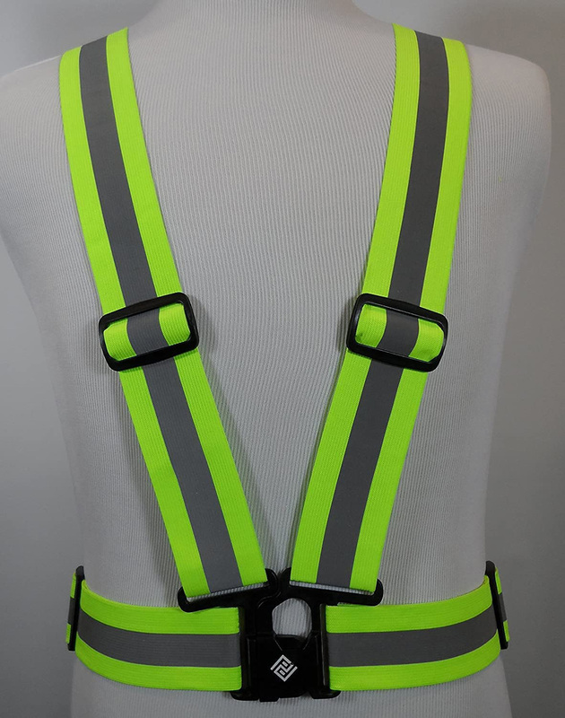 Bike Safe Reflective Safety Vest for Construction/Traffic/Warehouse, IND02LB, Green