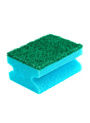 Cisne Dish Wash Sponge with Scourer, Blue, 25g, 4 Pieces