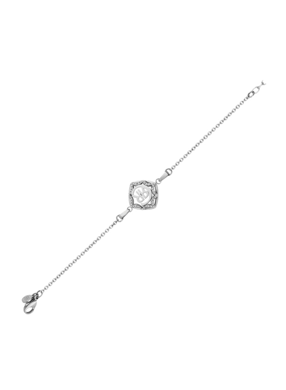 Cerruti 1881 Metal Chain Bracelet for Women, Silver