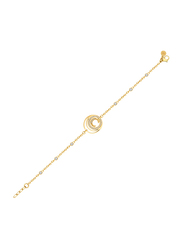 Cerruti 1881 Metal Chain Bracelet for Women, Gold
