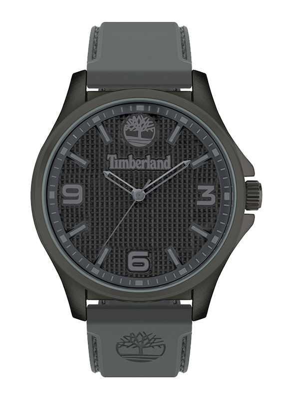 Timberland Averton Analog Watch for Men with Silicone Band, Water Resistant, T TBL15947JYU-13P, Grey