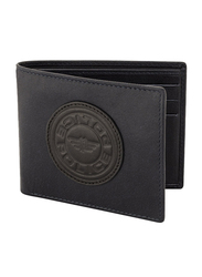 Police Carve Leather Bi-Fold Wallet for Men, PA40128WLBL, Blue