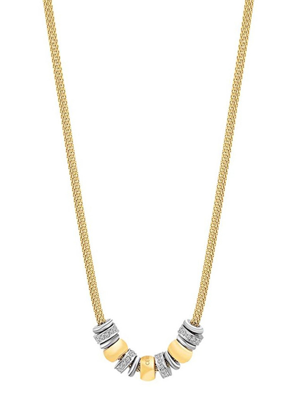 Cerruti 1881 Stainless Steel Charm Necklace for Women, Gold