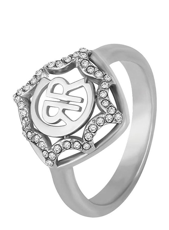 Cerruti 1881 Fashion Ring for Women, Silver, EU 56