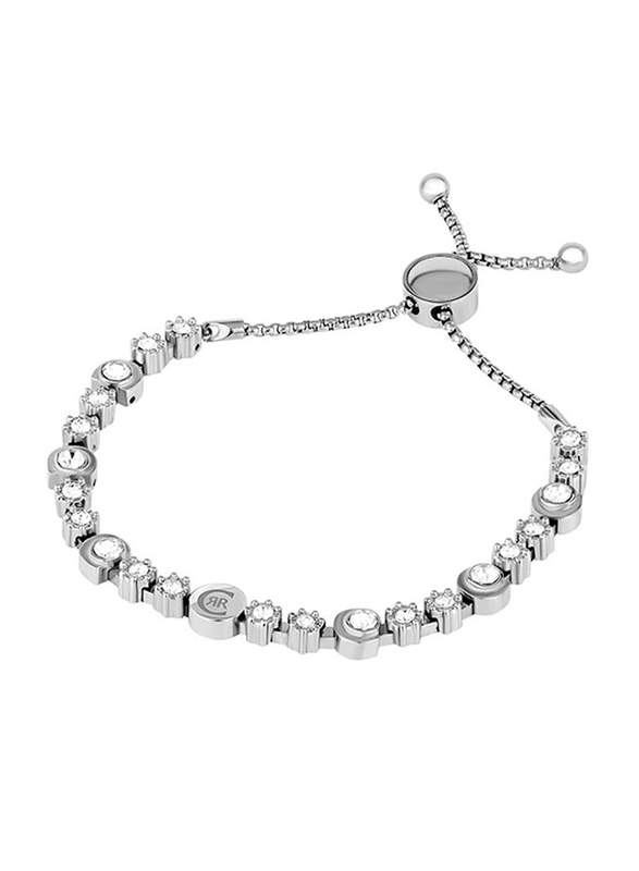 Cerruti 1881 Metal Designer Bracelet for Women, Silver