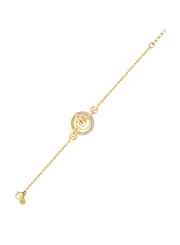 Cerruti 1881 Metal Chain Bracelet for Women, Gold