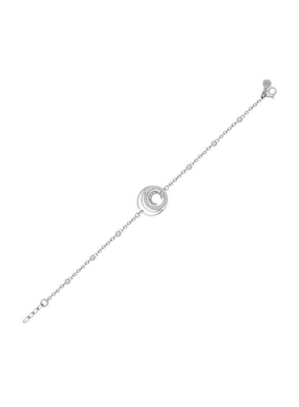 Cerruti 1881 Metal Chain Bracelet for Women, Silver