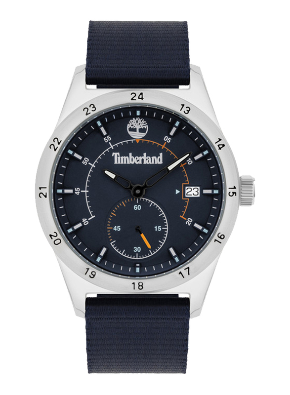 Timberland Boynton Analog Watch for Men with Nylon Band, Water Resistant, T TBL15948JYS-03, Blue