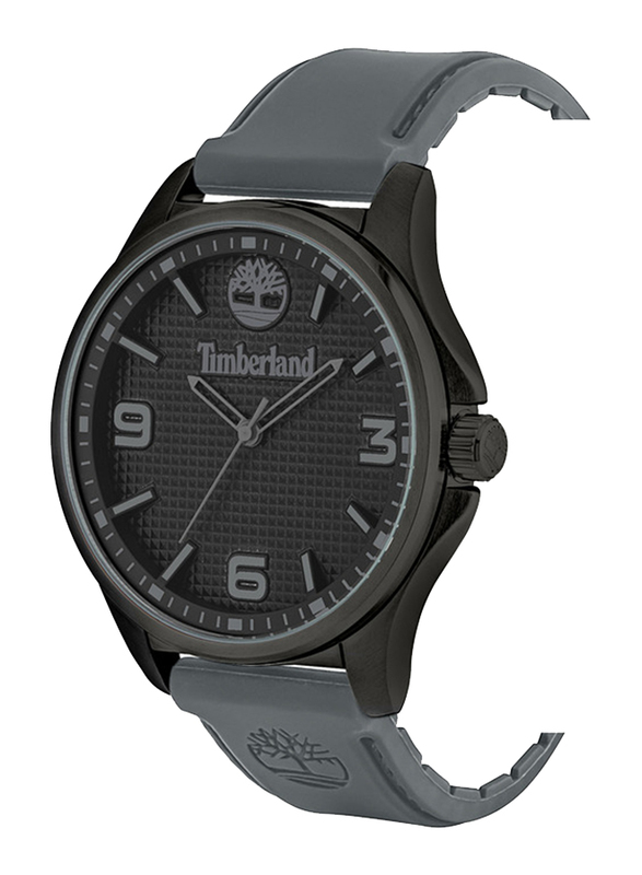 Timberland Averton Analog Watch for Men with Silicone Band, Water Resistant, T TBL15947JYU-13P, Grey