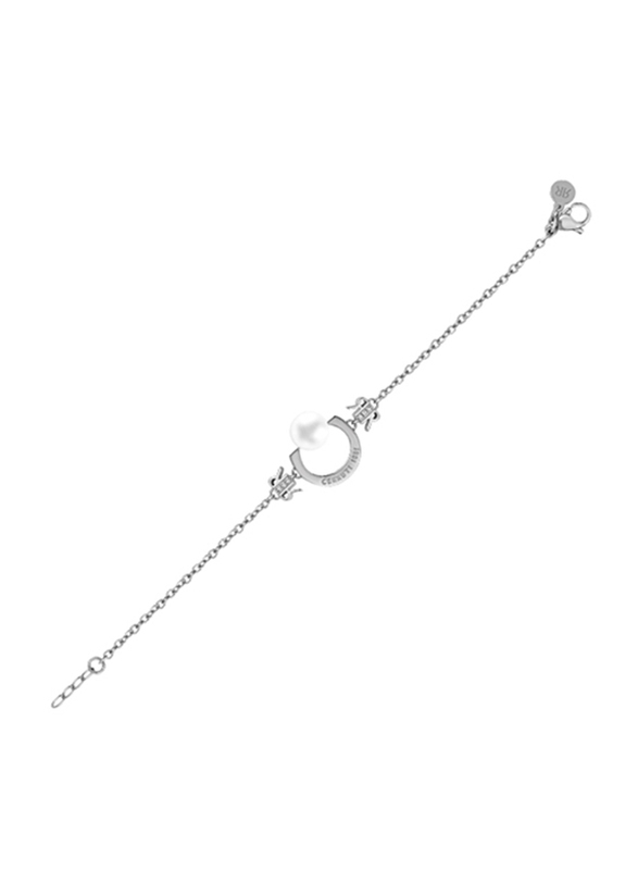 Cerruti 1881 Metal Chain Bracelet for Women, Silver