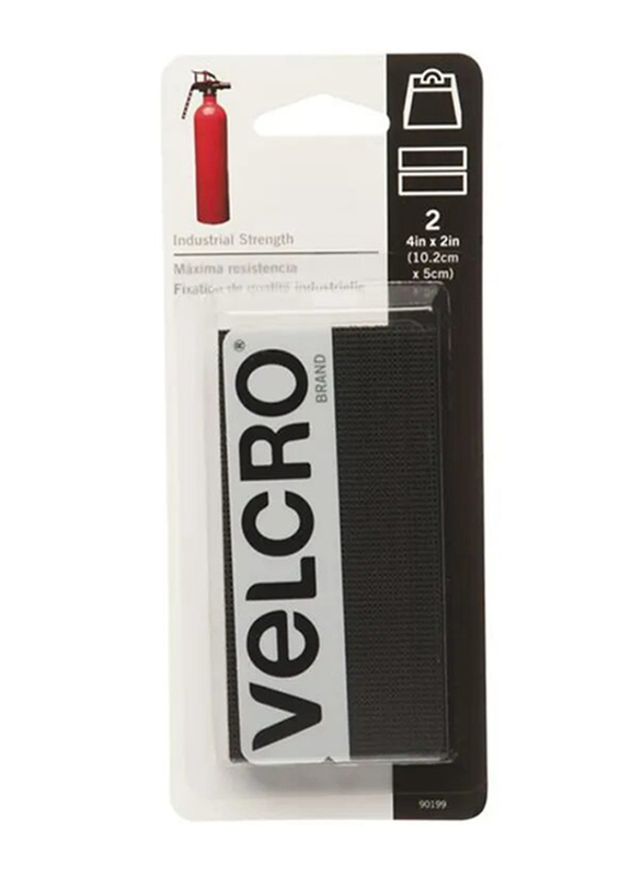 

Velcro 2-Piece Velcro Strips, 4 x 2 inch, Black