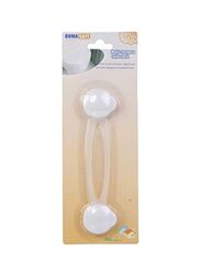 Dumasafe Multipurpose Toilet Lock, White