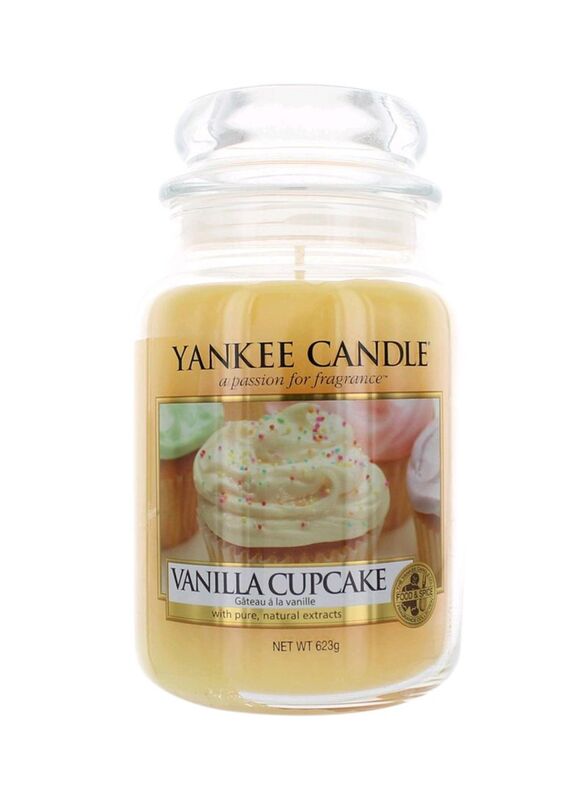 

Yankee Candle Vanilla Cupcake Classic Jar, Large, Brown