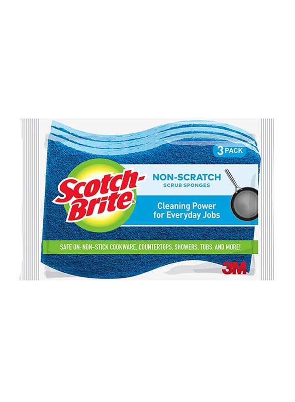 

Scotch Brite Non-Scratch Multi-Purpose Scrub Sponge Set, 3 Pieces