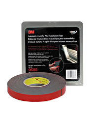 3M 06383 Double Side Tape, Red