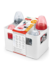 NUK 4-Piece New Born Set Mickey First Choice + Bottle Set, Multicolour
