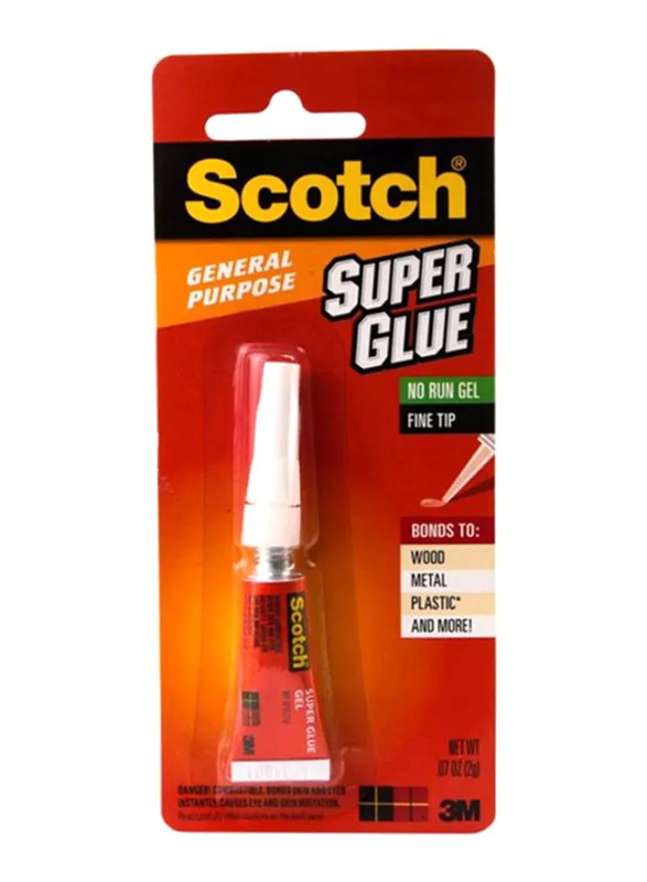 3M Scotch AD113 General Purpose Super Glue, 2g, Clear
