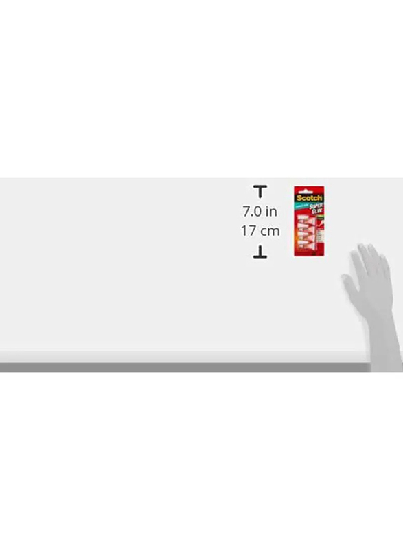 3M Scotch Single-Use Super Glue Gel, 4 Tubes x 2gm, Clear