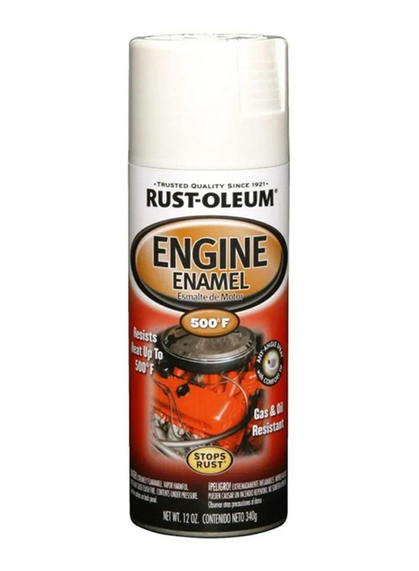 Rust-Oleum 340g Automotive Engine Enamel Spray, Universal White