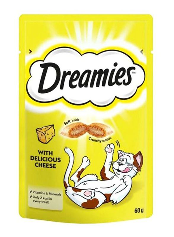 

Dreamies Delicious Cheese Treats Dry Cat Food, 60 grams