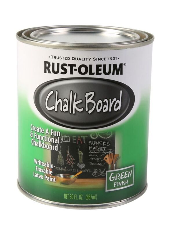 

Rust-Oleum Chalkboard Paint, 887ml, Green