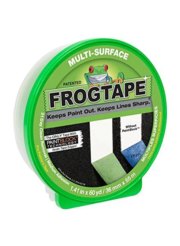 Shurtech 60 Yards Multi-Surface Frog Tape, Clear