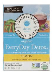 Traditional Medicinals Everyday Detox Lemon Tea, 24g