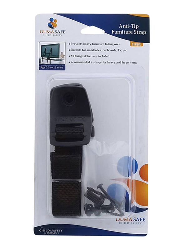 

Duma Safe Anti-tip Furniture Straps, Black