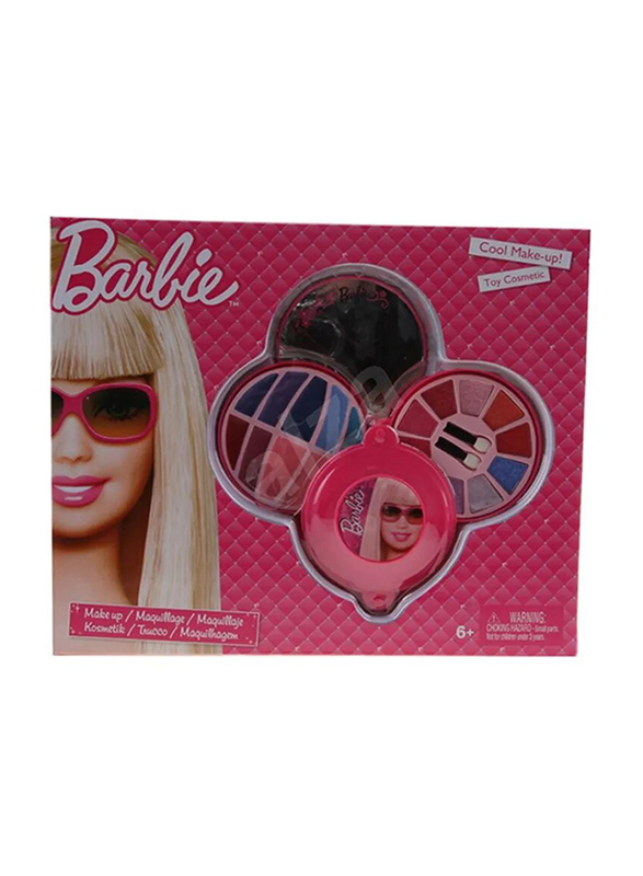 

Barbie 3 Deck Round Cosmetic Case, Pink, Ages 5+