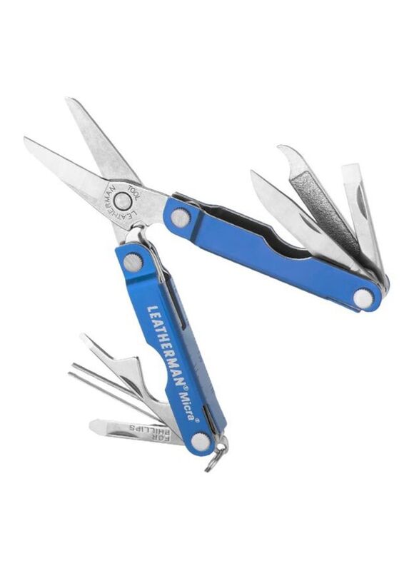 

Leatherman Micra Stainless Steel Multi Tool, Blue