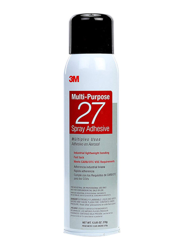 

3M Multi-Purpose 27 Spray Adhesive, 370g, Clear
