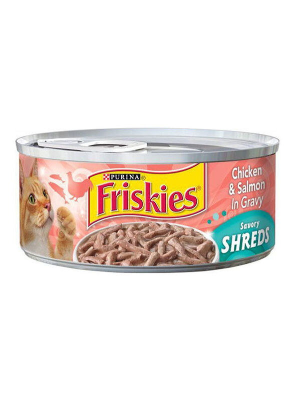 

Purina Savory Shreds Chicken & Salmon Brown Wet Cat Food, 156g