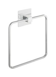 Wenko Quadro Towel Ring, 16.5x19.5x3.5cm, Silver