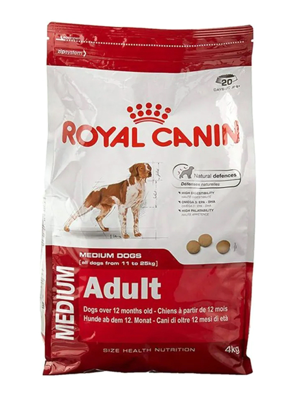 Royal Canin Medium Adult Dog Dry Food, 4 Kg