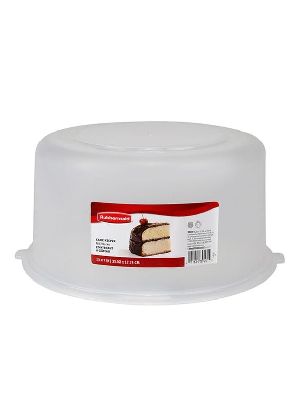 

Rubbermaid Cake & Food Keeper, 13 x 7inch, White