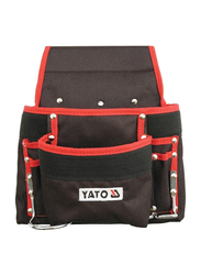 Yato 8-Pocket Tool Bag, Black/Red
