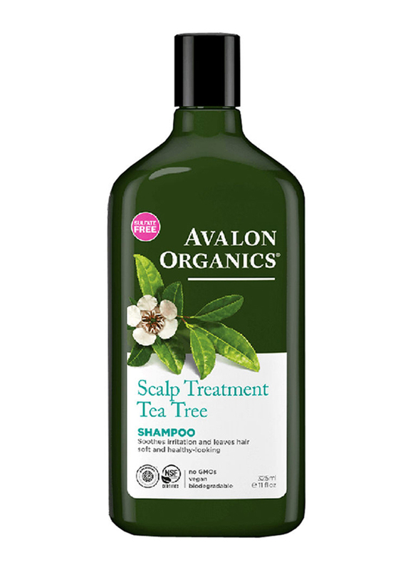 Avalon Organics Scalp Treatment Tea Tree Shampoo for All Hair Type, 325ml