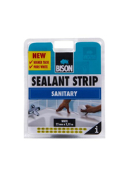 Bison Kit 3.35mtr Sealant Strips Set, White