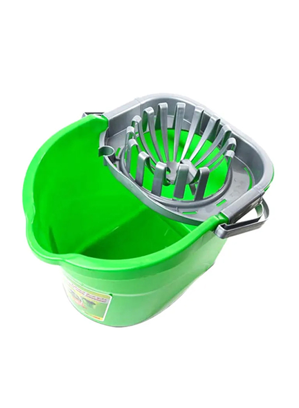 

3M Scotch Brite Bucket with Squeezer, 37 x 26 x 28cm, Green