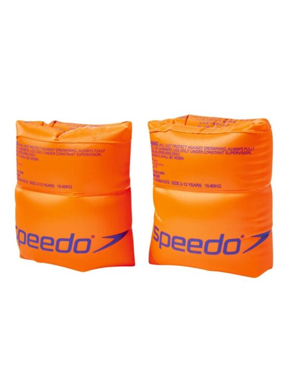 

Speedo Floatable Roll Up Arm Bands, 2 Piece, Orange