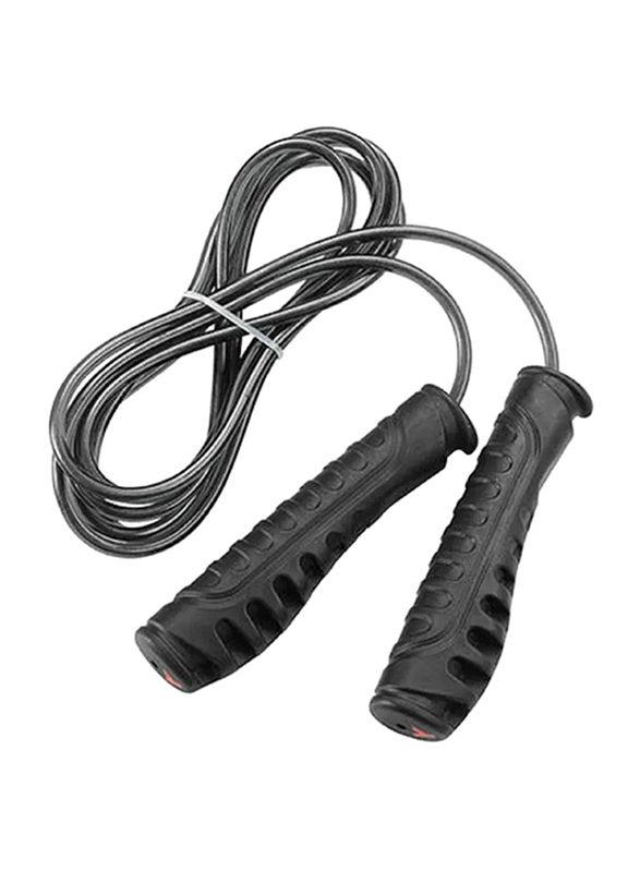York Fitness Weighted Speed Rope, Black