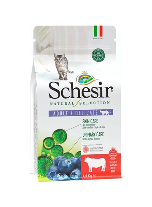 

Schesir Natural Selection With Beef Wet Food for Cats, 1.4 Kg