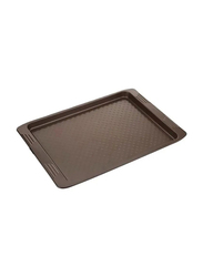 Tefal 36cm Easy Grip Non-Stick Rectangular Baking Tray, 36x26cm, Brown