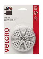Velcro Sticky Back Tape, 152 x 2cm, White