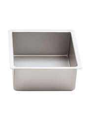 Decora 5.3cm Square Cake Pan, DA-0062638, 5.9 x 5.9 x 2.95inch, Silver