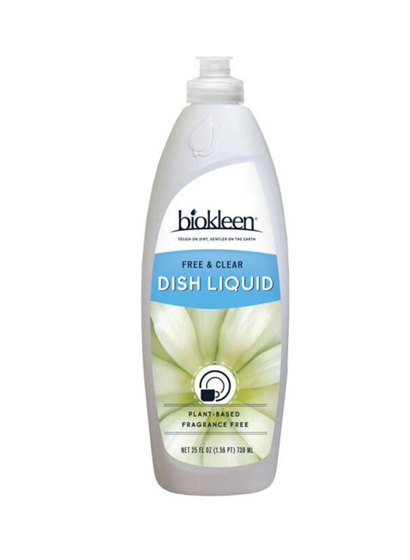 

Biokleen Free and Clear Dish Liquid, 739ml